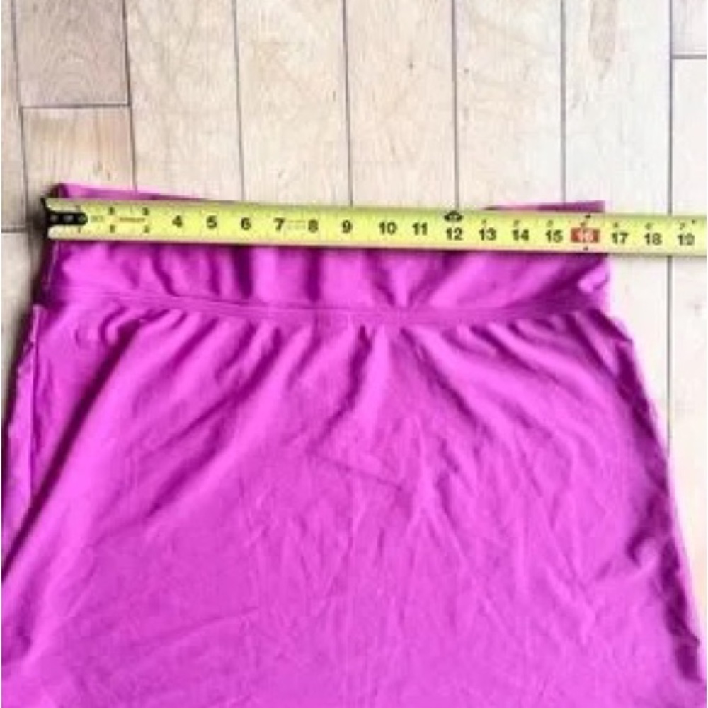 Bright Pink Women's A-Line Skirt - Comfortable Everyday Style - Picture 4 of 7
